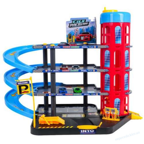 Детский игрушечный паркинг + коврик, фото 4