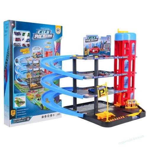 Детский игрушечный паркинг + коврик