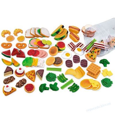 Розвиваючий ігровий набір Асортимент продуктів (100 шт)