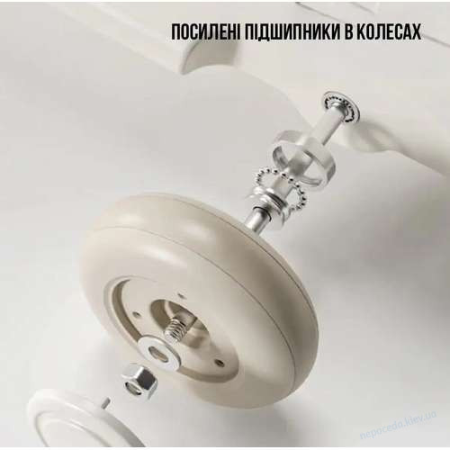 Детская лошадка-качалка 2в1 Zubik кофейный, фото 2