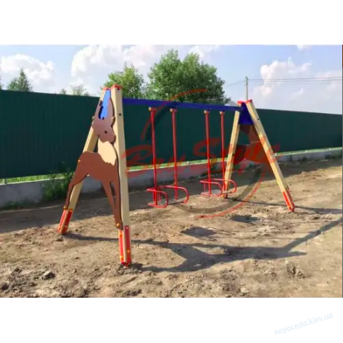 Качели двойные во двор , фото 1
