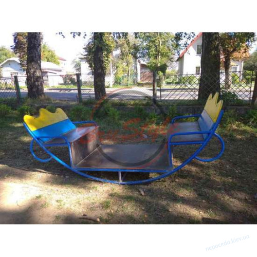 Детские качели качалка лодочка на 2 или 4 детей, фото 3