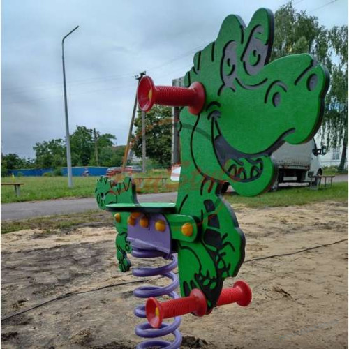 Детская качеля на пружине Дракон HDPE/HPL пластик, фото 3