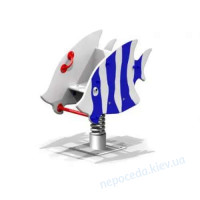 Качеля на пружинке "Полосатик"