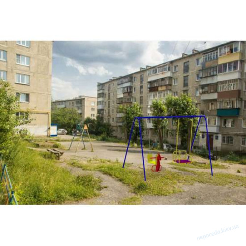 Уличные детские качели металлические Лошадка, фото 8