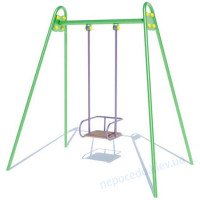 Детская качеля одинарная металлическая для улицы