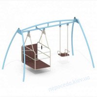 Гойдалки металеві вуличні для людей з ОФМ