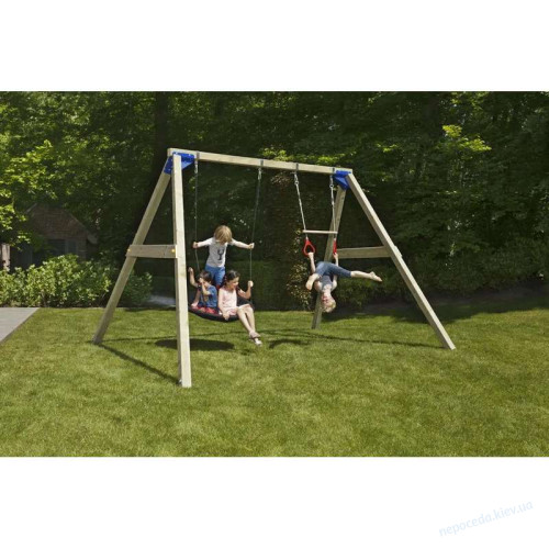Детские игровые деревянные качели, фото 1