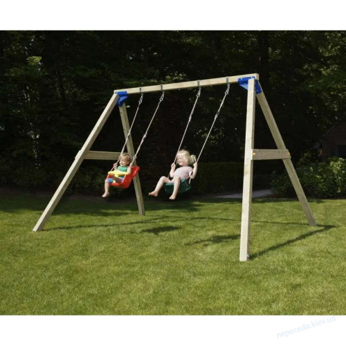 Детские игровые деревянные качели, фото 2