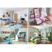 Дитяча кімната Pink меблі для дівчинки