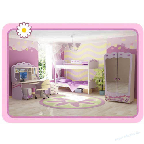 Дитяча кімната Pink меблі для дівчинки, фото 8