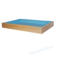 Юнгіанська Пісочниця для пісочної терапії для сухого піску, 70*50*8 см з клена