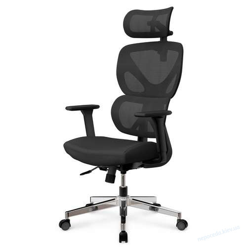 Геймерское кресло Mealux D1 Air Fabric Black, фото 3