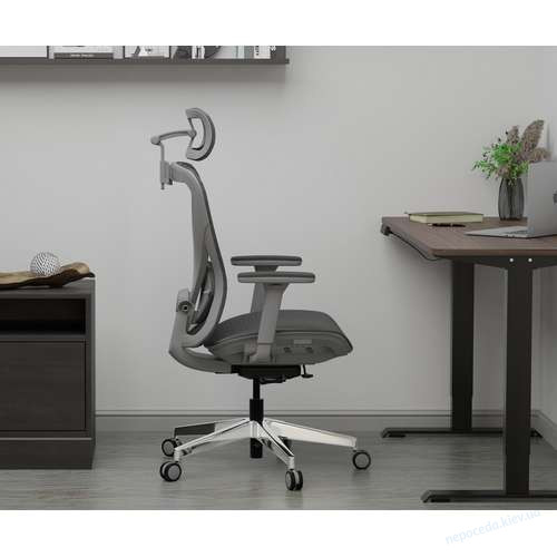 Геймерское кресло Mealux Q1 Air Grey, фото 12