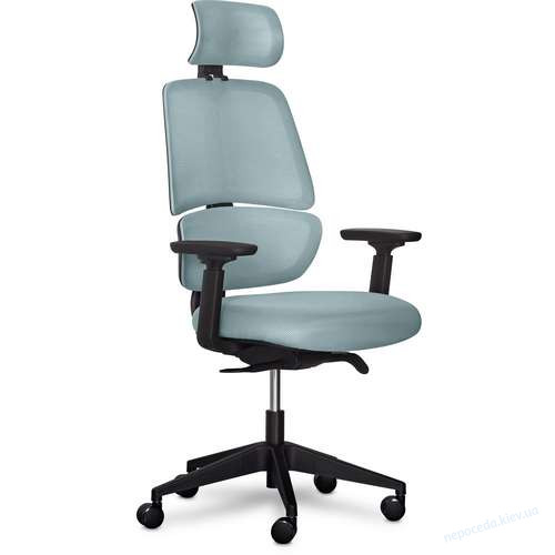 Крісло Mealux Leo Air Plus Grey/Blue