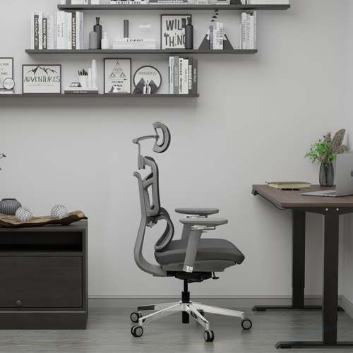 Крісло Mealux S4 Air Fabric Grey, фото 13