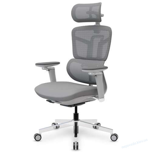 Крісло Mealux S4 Air Fabric Grey, фото 3