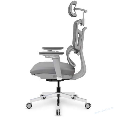 Крісло Mealux S4 Air Fabric Grey, фото 4