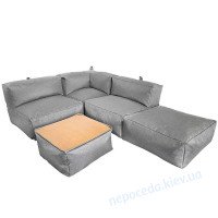 Бескаркасный модульный диван Блэк (полный комплект)