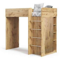 Ліжко Горище дитяче Bed Room 3 корпус дуб Тахо з шафою та драбиною