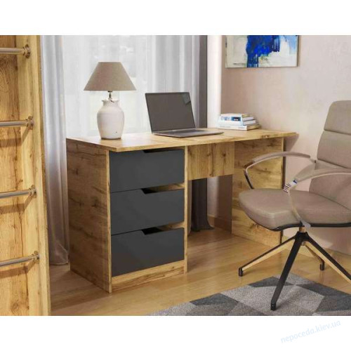 Кровать Чердак детский Bed Room 3 корпус дуб Тахо со шкафом и лесенкой, фото 4