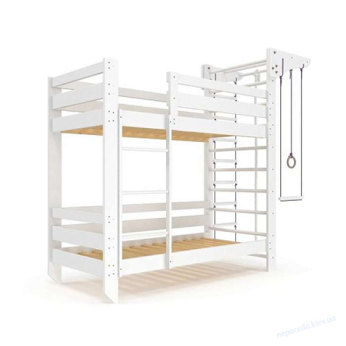 Двоярусне дитяче спортивне ліжко (babyson 10) 80x190см, фото 1