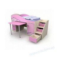 Кровать-чердак Pink Pn-40-1 для девочки