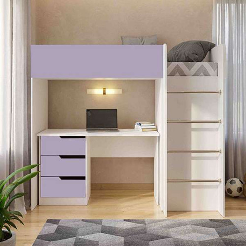 Дитяче ліжко-кімната Bed-room 3 зі столом дівчинці (лілового кольору)