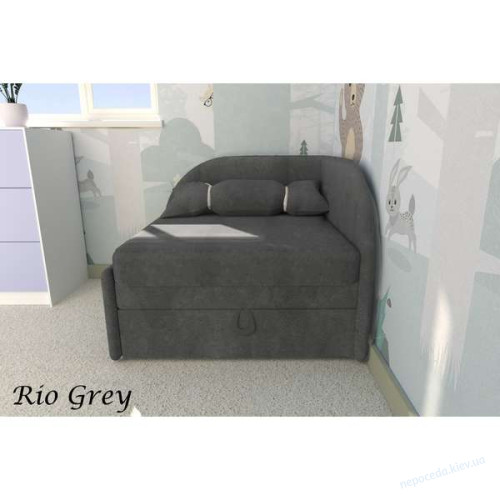 Крісло-ліжко Allure Grey розкладне дитяче, фото 2