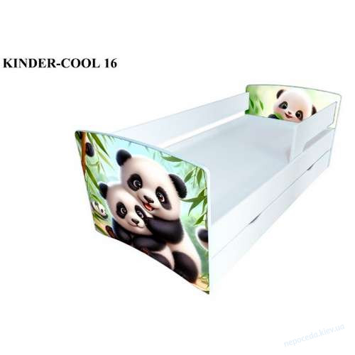 Одноярусная кровать Kinder-Cool Единорожка с ящиком для девочки, фото 3