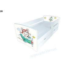 Дитяче ліжко для хлопчика з ящиком Kinder Cool
