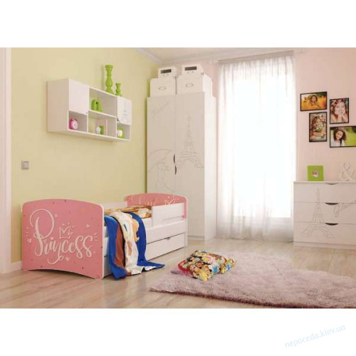 Кровать детская Kinder-Cool для девочки с ящиком, фото 8