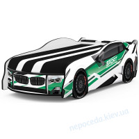 Кровать авто Space BMW SPORT зеленый