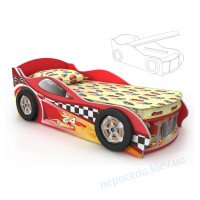 Кровать-машинка (матрас 70*150см)