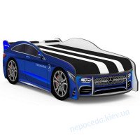 Детская кровать в форме машины SPACE Mercedes-BENZ синяя