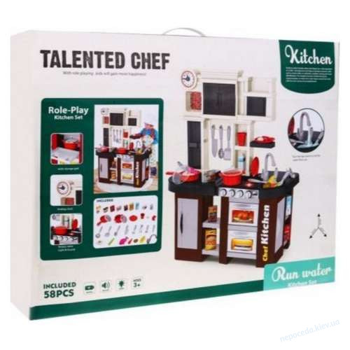 Кухня детская интерактивная Talented Chef + аксессуары 58 эл., фото 6