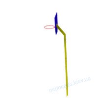 Баскетбольная стойка со щитом для улицы
