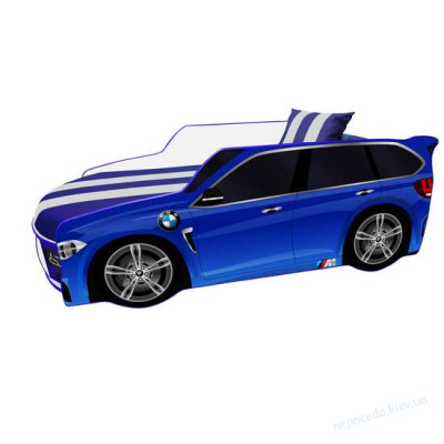 Кровать машина BMW с матрасом для мальчика