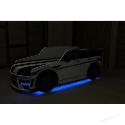  Кровать машина чёрная bmw, фото 4