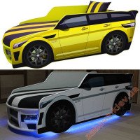 Кровать машина детская Premium подсветка Led Внедорожник
