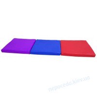 Мат складаний дитячий 150х50х5 см з 3-х частин