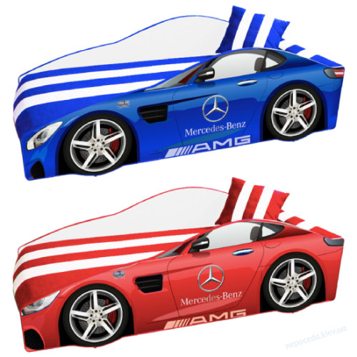 Кровать машина Mercedes Элит 80х170cм мягкая