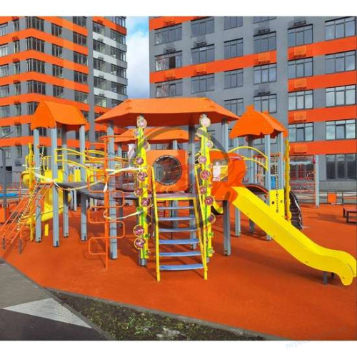 Игровой комплекс "Мальвы" с винтовой горкой DIO810, фото 8