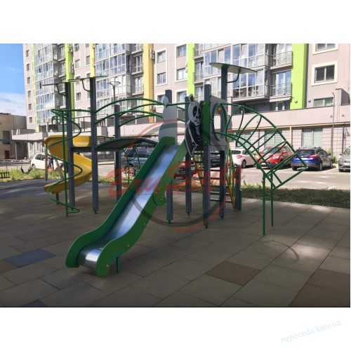 Детский игровой комплекс "Мишка" уличный современный, фото 3