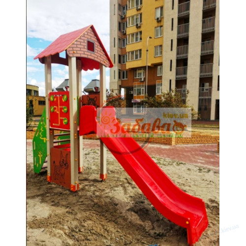 Игровой комплекс Лесные друзья  DIO701HDPE пластик на улицу, фото 5