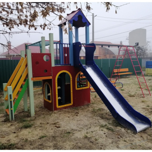 Детский комплекс Лидер 1,5 м с баскетбольным кольцом, фото 5