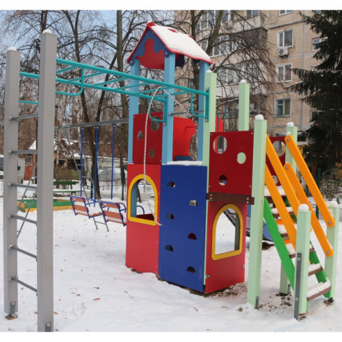 Детский комплекс Лидер 1,5 м с баскетбольным кольцом, фото 7