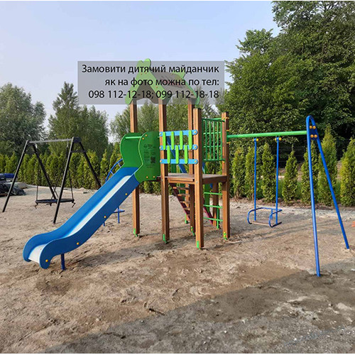 Детский комплекс "Солнышко" лайт на игровую площадку (качели, горки), фото 3