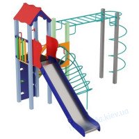 Детский комплекс Умелые ручки с горкой 1,5 м