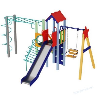 Дитячий комплекс Луч з гіркою 1,5 м